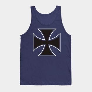 Cruz negra Tank Top